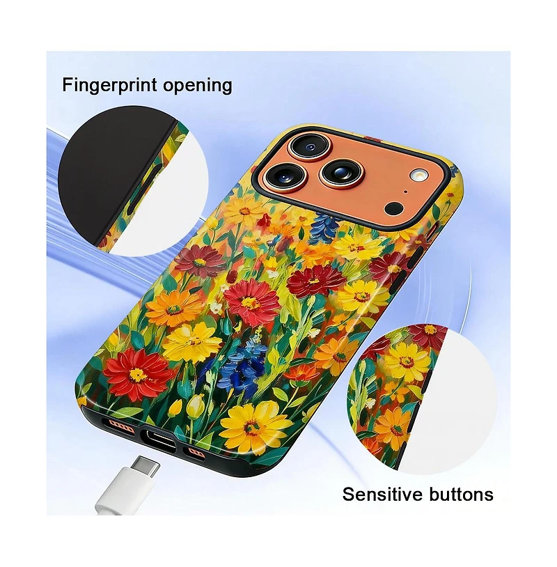 Lisen iPhone 17 Pro Max Dual-Layer Phone Case Compatible with Apple iPhone 17 Pro Max