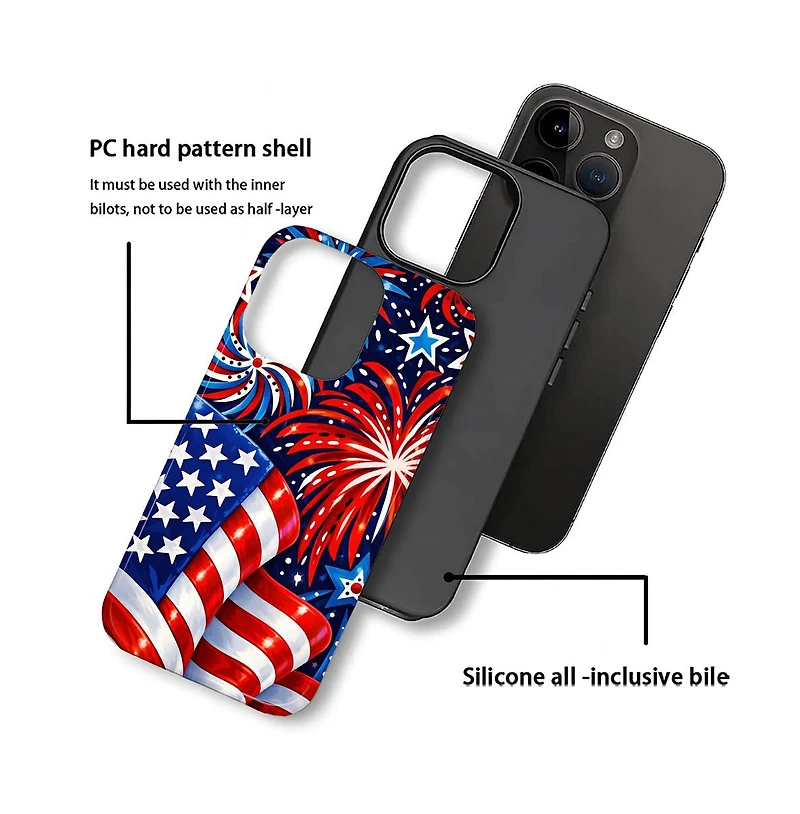 Lisen Dual-Layer Anti-Slip Phone Case for Apple iPhone 14 Pro Max