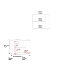 Fm Furniture Rio Verde Side Table Melamine with Open Storage