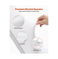 Slickblue 50 Pack Spandex Folding Chair Covers for Wedding and Events