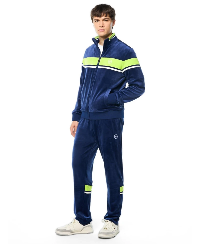 Sergio Tacchini Men's Damarindo Velour Track Jacket