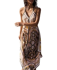Mint Velvet Women's Desert Bloom Handkerchief Maxi Dress