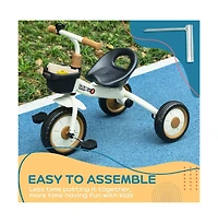 Sevorley 3-Wheel Tricycle with Adjustable Seat and Safety Belt, Ages 2-5