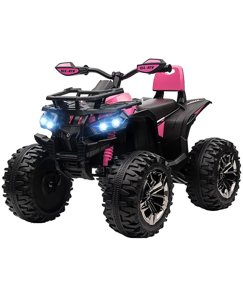 Sevorley 12V Kids Electric Ride-On Car with Led Lights and Music, Ages 3-5 Years