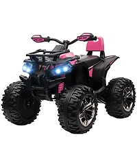 Sevorley 12V Kids Electric Ride-On Car with Led Lights and Music, Ages 3-5 Years