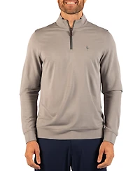 TailorByrd Men's Soft Stonewashed Quarter Zip Sweater