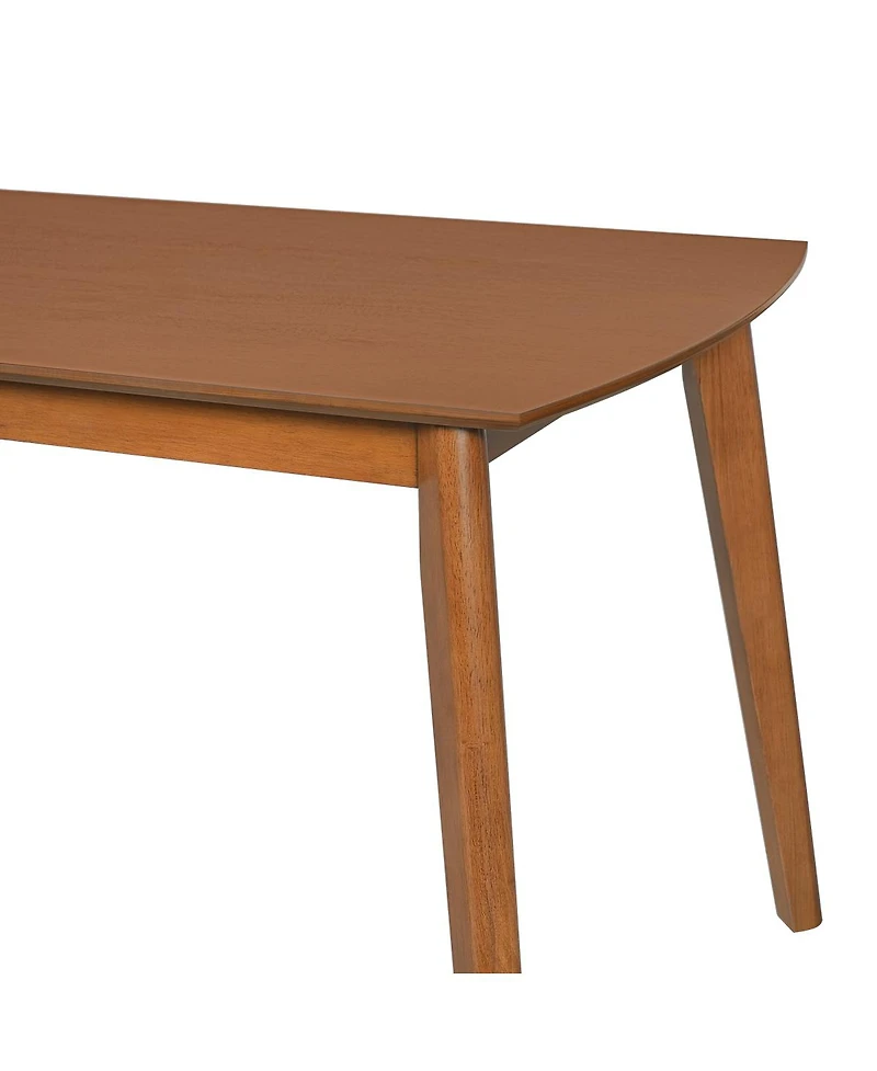 Streamdale Furniture Mid Century Modern Solid Wood Dining Table for 4