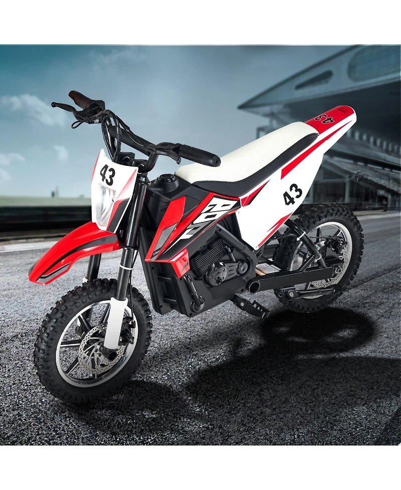 Slickblue 36V Kids Electric Ride On Motorcycle with Dual Brakes, 175 lbs Capacity, Ages 14+