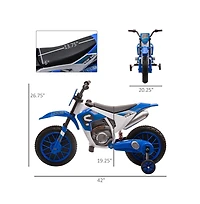 Sevorley 12V Electric Ride-On Motorcycle, Training Wheels, Rechargeable, Ages 3-5