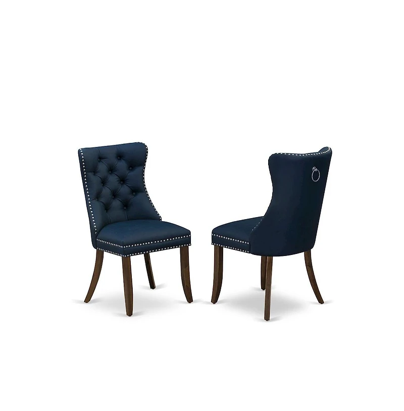 East West Furniture 3 Piece Dinette Set for Small Spaces