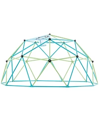 Slickblue 10 Ft Metal Geometric Kids' Climbing Dome with Octopus Net and 2 Basketballs, 1000 lbs Capacity, Ages 3-10