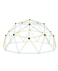 Slickblue Kids Climbing Dome with Basketball Hoop and Octopus Net, 120" x 120" x 60", 1000 lb. Capacity, Ages 3-10