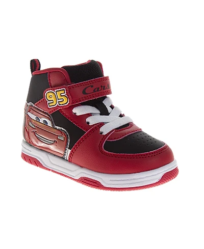 Disney Big Boys (6-12) Pixar Lightning McQueen High-Top Sneakers
