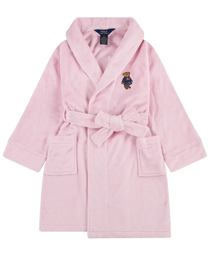 Polo Ralph Lauren Toddler Girls' 2T-4T Bear Terry Robe
