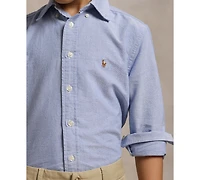Polo Ralph Lauren Big Boys Embroidered Pony Logo Cotton Oxford Shirt
