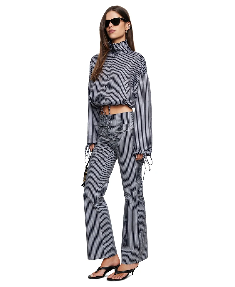 Lioness Women's Totti Wide-Leg Stripe Pants