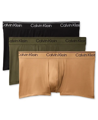 Calvin Klein Men's 3-Pack Low Rise Trunk