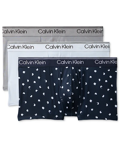 Calvin Klein Men's 3-Pack Low Rise Trunk