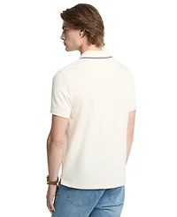 Michael Kors Men's Bubble Knit Tipped Regular-Fit Polo Shirt
