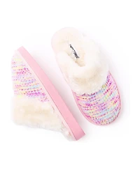 Minnetonka Little Girls Kids' Bright Multi Scuff Slippers