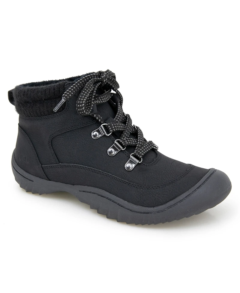 Jbu Women's Chai Water-Resistant Casual Lace-Up Booties