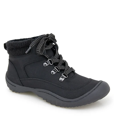 Jbu Women's Chai Water-Resistant Casual Lace-Up Booties