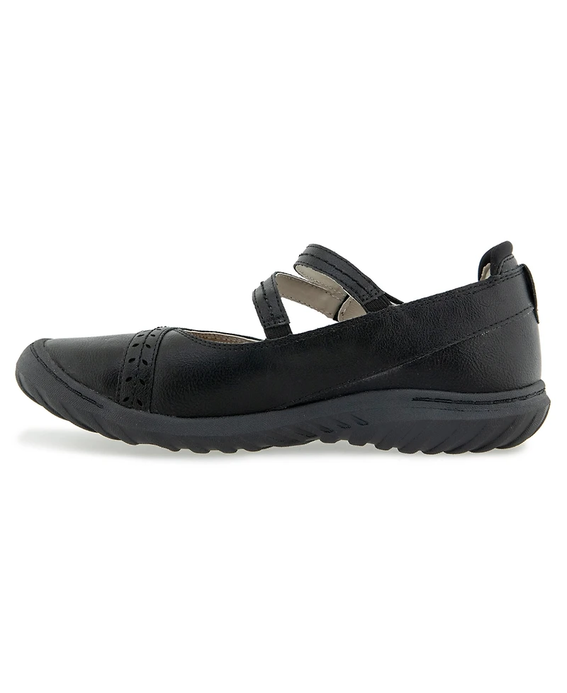 Jbu Women's Adeline-Wide Mary Jane Flats
