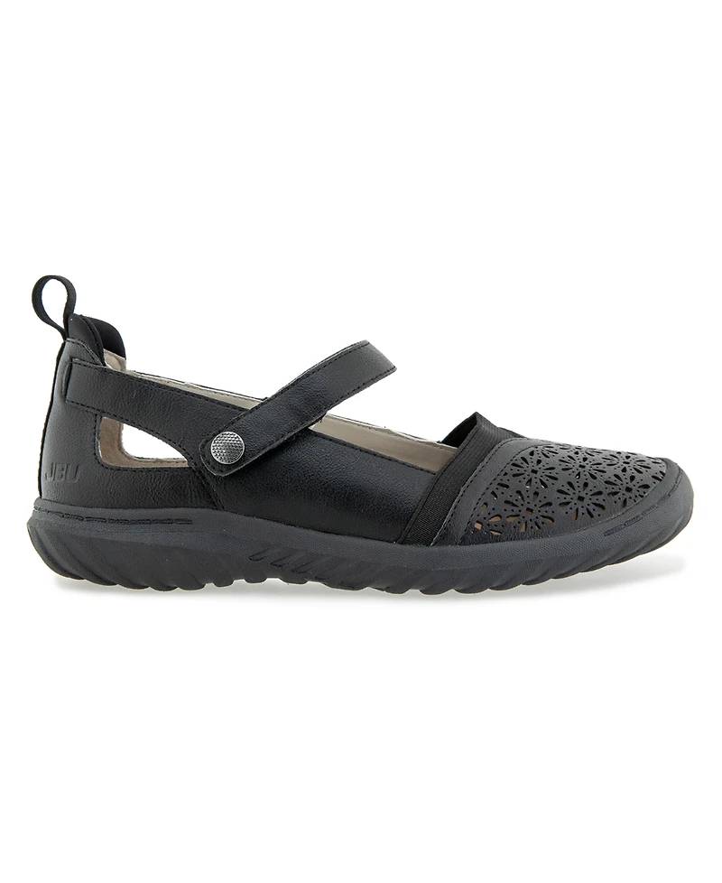 Jbu Women's Rya Mary Jane Round Toe Flats