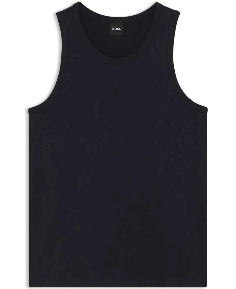 Boss by Hugo Women's Slim-Fit Crewneck Cotton-Modal Blend Tank Top