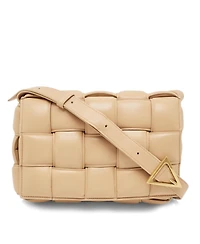 Pre-Owned Bottega Veneta Women's Padded Cassette Intreccio Leather Shoulder Bag