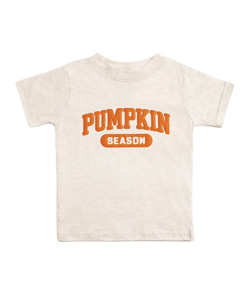 Sweet Wink Little Boys Pumpkin Season Puff Ink Short Sleeve T-Shirt