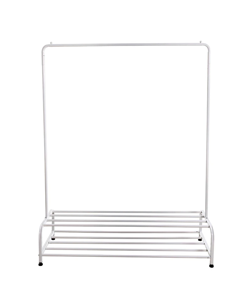 Streamdale Furniture Heavy Duty Metal Garment Rack with Shelf, 47.2