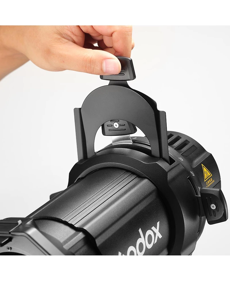 Godox Projection Attachment with 26 Degree Interchangeable Lens for ML30 and ML60 Led Lights