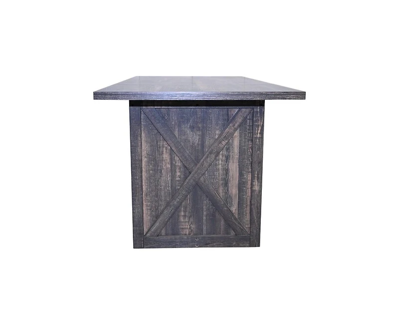 flynama 70.87" Farmhouse Dining Table for 6-8, Rustic Rectangular Wood Kitchen Table