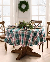 Elrene Holiday Fireside Plaid Tablecloth