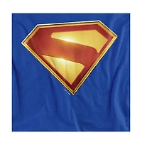 Superman Men's 2025 New Logo Color Crewneck Sweatshirt