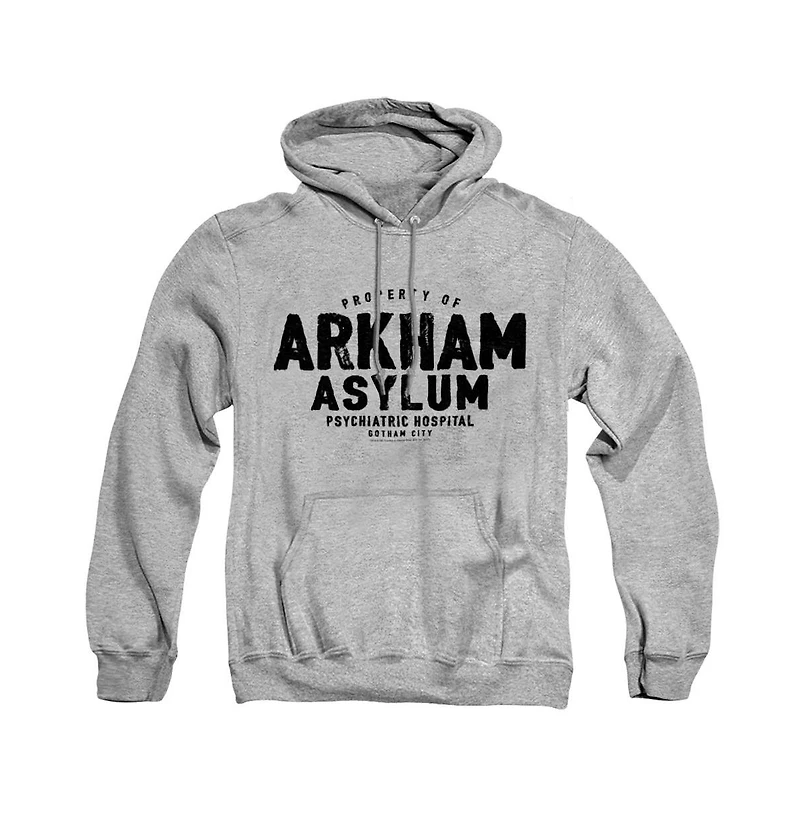 Batman Men's Arkham Asylum Pull-Over Hoodie
