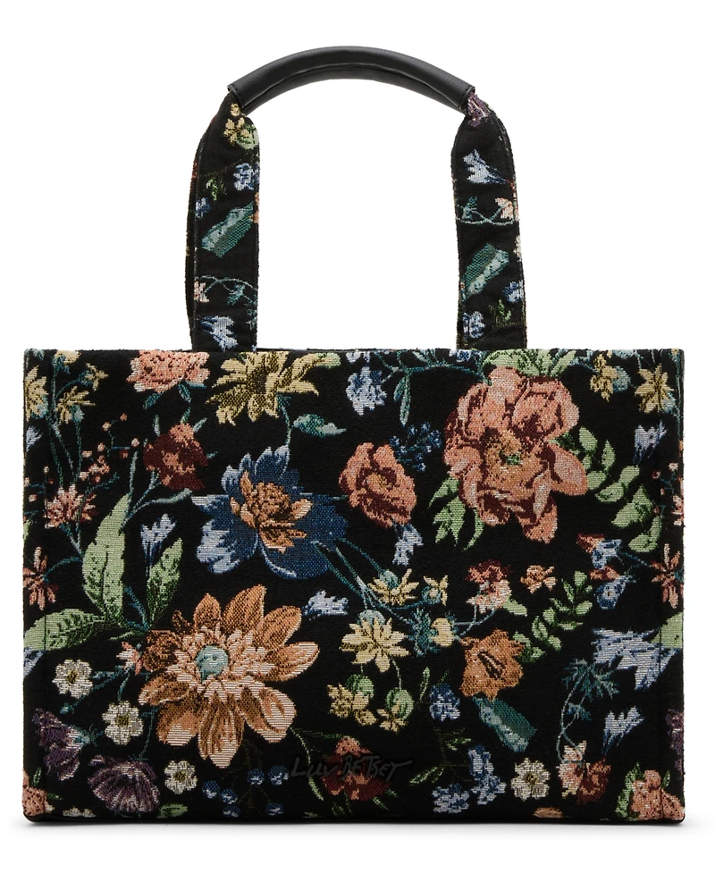 Betsey Johnson Tapestry Large Tote Handbag