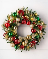 Balsam Hill 30" Merry and Bright Christmas Wreath