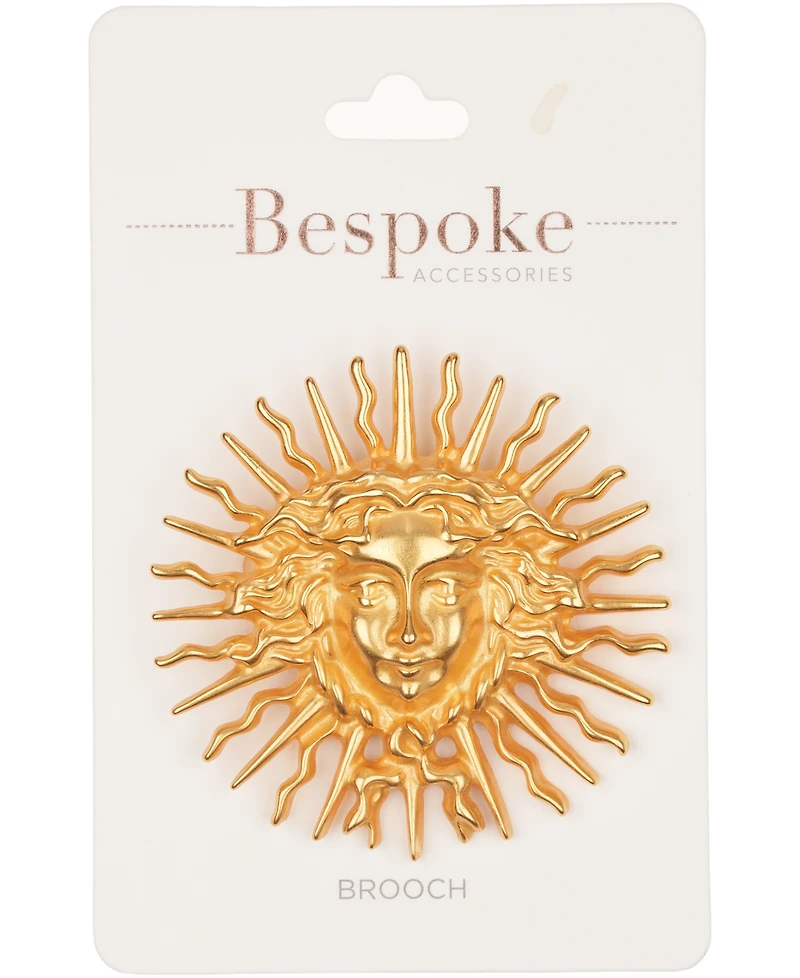 Bespoke Fashion Shining Sun Brooch