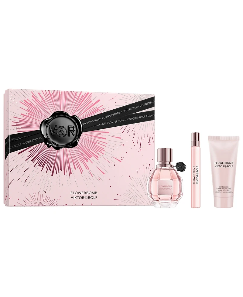 Viktor & Rolf 3-Piece Flowerbomb Parfum Gift Set