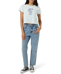 O'Neill Women's Desert Sun Graphic Cropped Fitted Top