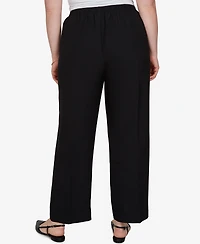 Alfred Dunner Plus Pull-On Straight-Leg Pants