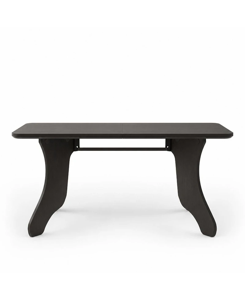 Gaomon 63 in Rectangular Dining Table for 4-6 People, Antler-Inspired Modern Farmhouse Kitchen Table for Dining Room, Living Room or Office