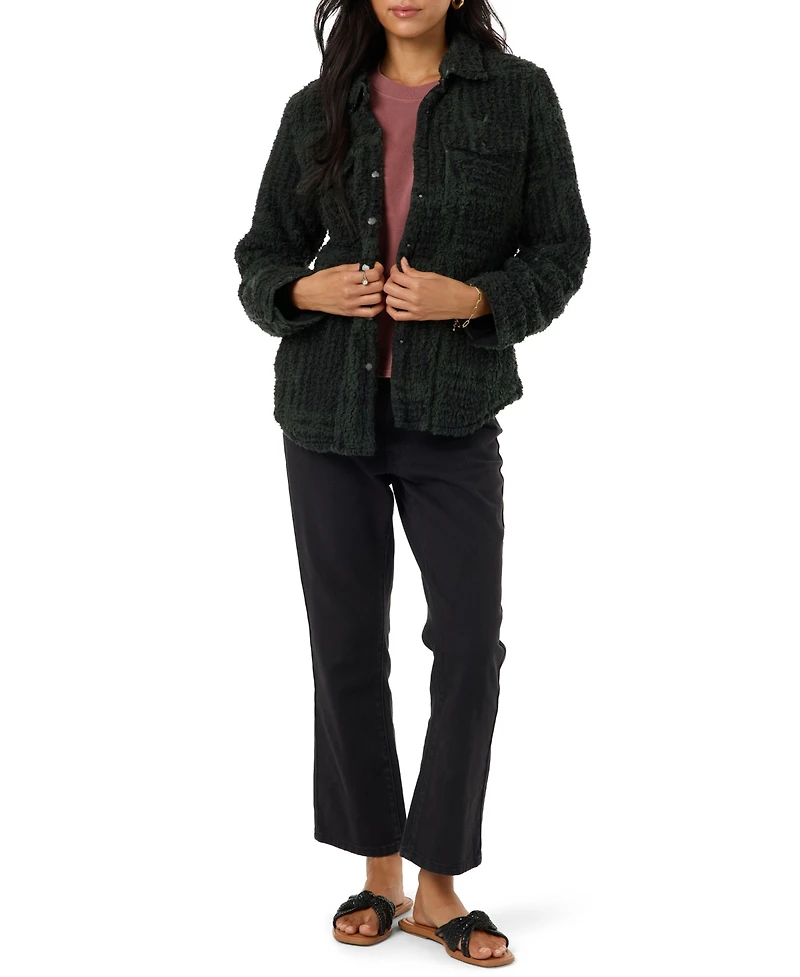 O'Neill Women's Zuma High Pile Snap-Front Jacket