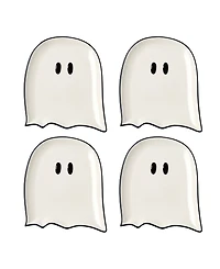 Lenox Ghost Accent Plates, Set of 4