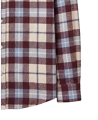 Hope & Henry Little and Big Boys' Organic Long Sleeve Flannel Button Down Shirt