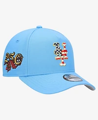 New Era Big Boys and Girls Light Blue New York Mets Celebrate America's 250th 9FORTY A-Frame Adjustable Hat