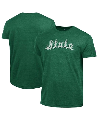 Champion Men's Michigan State Spartans Distressed Triumph Tri-Blend T-Shirt