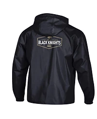 Champion Men's Black Army Knights Delay Packable Half-Zip Jacket
